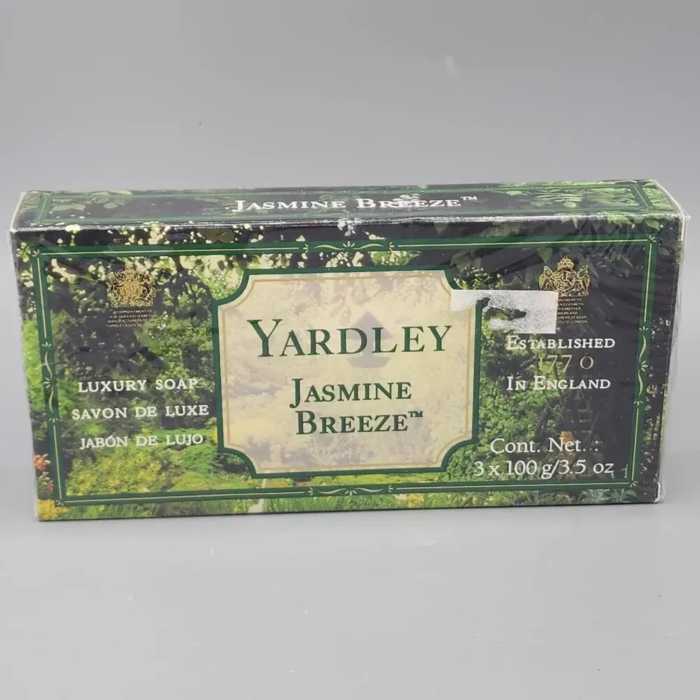 Yardley London Bath Bar Luxury Soap Discontinued Jasmine Breeze 3 Pack Sealed